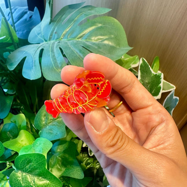 Colorful Marine Small Animal Grip Shell Bang Clip