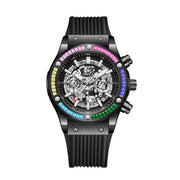 Men's Fashionable All-match Waterproof Multi-functional Quartz Watch