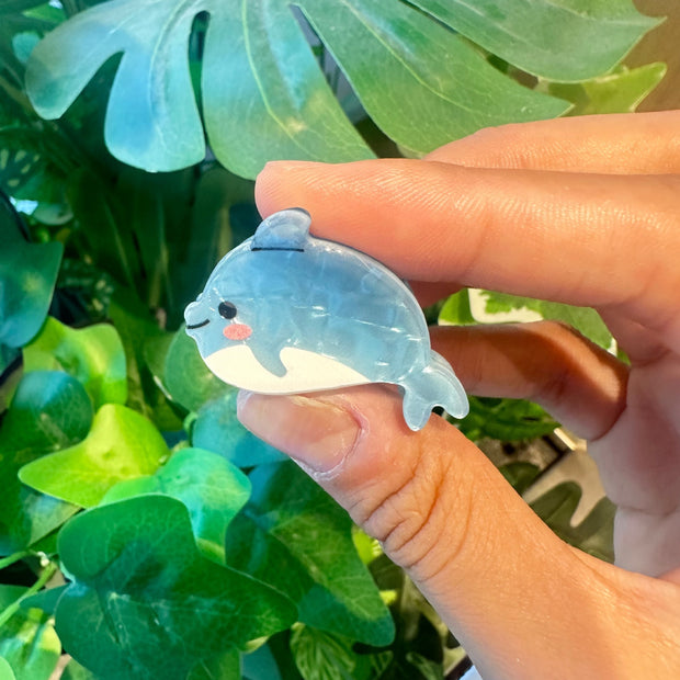 Colorful Marine Small Animal Grip Shell Bang Clip