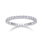Daytime - A Wedding Ring Set With Top-quality Moissanite S925 Silver And Platinum-plated Diamond Can Be Tested With A Diamond Pen. The Ring Is In Gold And Rose Gold