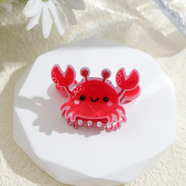 Colorful Marine Small Animal Grip Shell Bang Clip