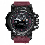 Stylish Black Technology Sports Luminous Boys Electronic Watch
