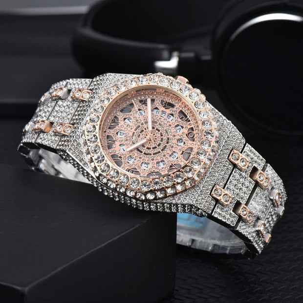 Full Diamond Quartz Fashion Watch High Quality