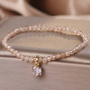 Citrine Bracelet Female Luxury Zircon Pendant Bracelet Fashion Anklet