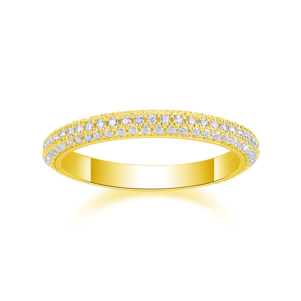 Mr. Right - A Wedding Ring Set With Top-quality Moissanite S925, Silver And Platinum-plated. The Ring Can Be Tested With A Diamond Pen In Yellow Gold And Rose Gold