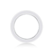 Flowing Cloud Passion - A Wedding Ring Set With 0.3-carat Top-quality Moissanite S925 Silver And Platinum-plated Diamond. The Ring Can Be Inspected With A Diamond Pen