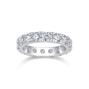 Yearning - A Wedding Ring Set With 0.3-carat Top-quality Moissanite S925 Silver And Platinum-plated Diamond. The Ring Can Be Inspected With A Diamond Pen