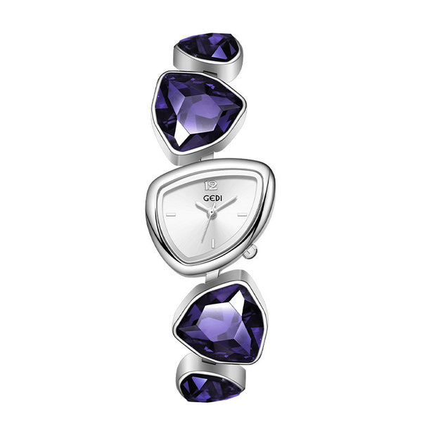 Good-looking Fashion Women's Watches Light Luxury Crystal Diamond Bracelet Watch