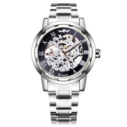 Business Leisure Hollow-out Room Gold Mechanical Watch