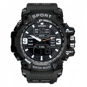 Stylish Black Technology Sports Luminous Boys Electronic Watch