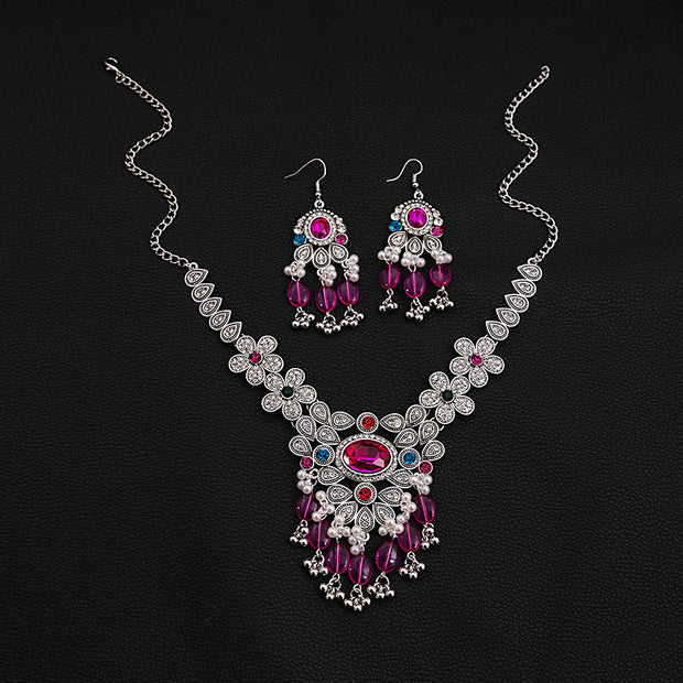 European And American Luxurious Exaggerating Jewelry Suit Retro