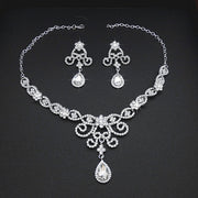 Bridal Necklace Suit Alloy Rhinestone Wedding Accessories