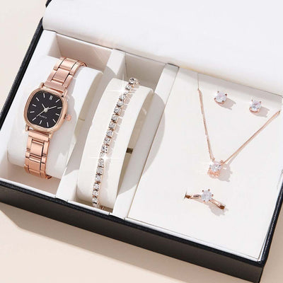 Women's Alloy Square Roman Quartz Watch