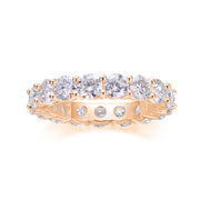 Starlight - Set With Top-quality Moissanite S925, Silver And Platinum-plated Diamond Wedding Ring. The Ring Can Be Tested With A Diamond Pen In Yellow Gold And Rose Gold