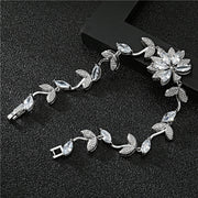 Color 3A Zircon White Gold Female Bracelet Rose Gold Bracelet