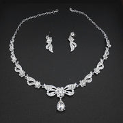 Bridal Necklace Suit Alloy Rhinestone Wedding Accessories