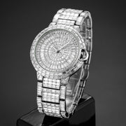 Fashion Full Square Diamond Hip Hop Full Diamond Men's Watch