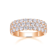 Phantom - Set With Top-quality Moissanite S925 Silver And Platinum-plated Diamond Wedding Ring. The Ring Can Be Tested With A Diamond Pen In Yellow Gold And Rose Gold