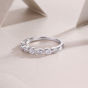 Devil's Eye - Set With Top-quality Moissanite S925, Silver And Platinum-plated Diamond Wedding Ring. The Ring Can Be Tested With A Diamond Pen In Yellow Gold And Rose Gold