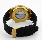 Moissanite Men's Watch Automatic European And American Mechanical Steel Belt