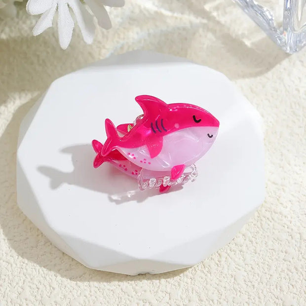 Colorful Marine Small Animal Grip Shell Bang Clip