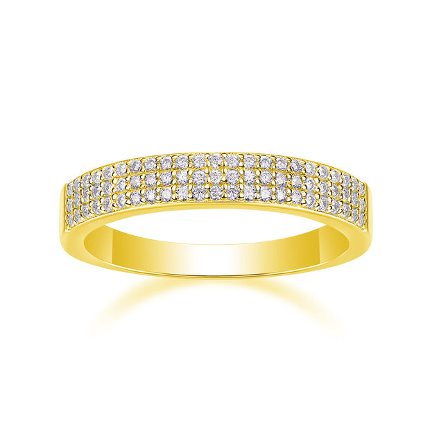 Dancing Gracefully - A Wedding Ring Set With Top-quality Moissanite S925 Silver And Platinum-plated Diamond. The Ring Can Be Tested With A Diamond Pen In Yellow Gold And Rose Gold