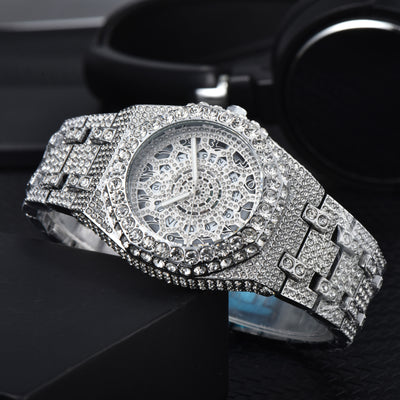 Full Diamond Quartz Fashion Watch High Quality