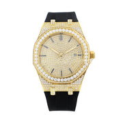 Moissanite Men's Watch Automatic European And American Mechanical Steel Belt