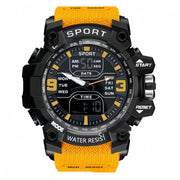 Stylish Black Technology Sports Luminous Boys Electronic Watch