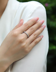 Mr. Right - A Wedding Ring Set With Top-quality Moissanite S925, Silver And Platinum-plated. The Ring Can Be Tested With A Diamond Pen In Yellow Gold And Rose Gold