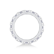 Yearning - A Wedding Ring Set With 0.3-carat Top-quality Moissanite S925 Silver And Platinum-plated Diamond. The Ring Can Be Inspected With A Diamond Pen